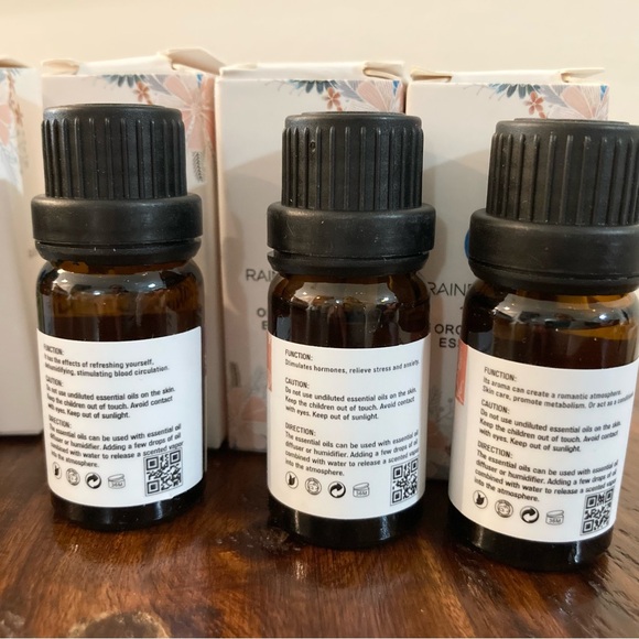 NWT Essential Oils Organic Plant Oils Bundle 7 Bottles - Picture 8 of 8